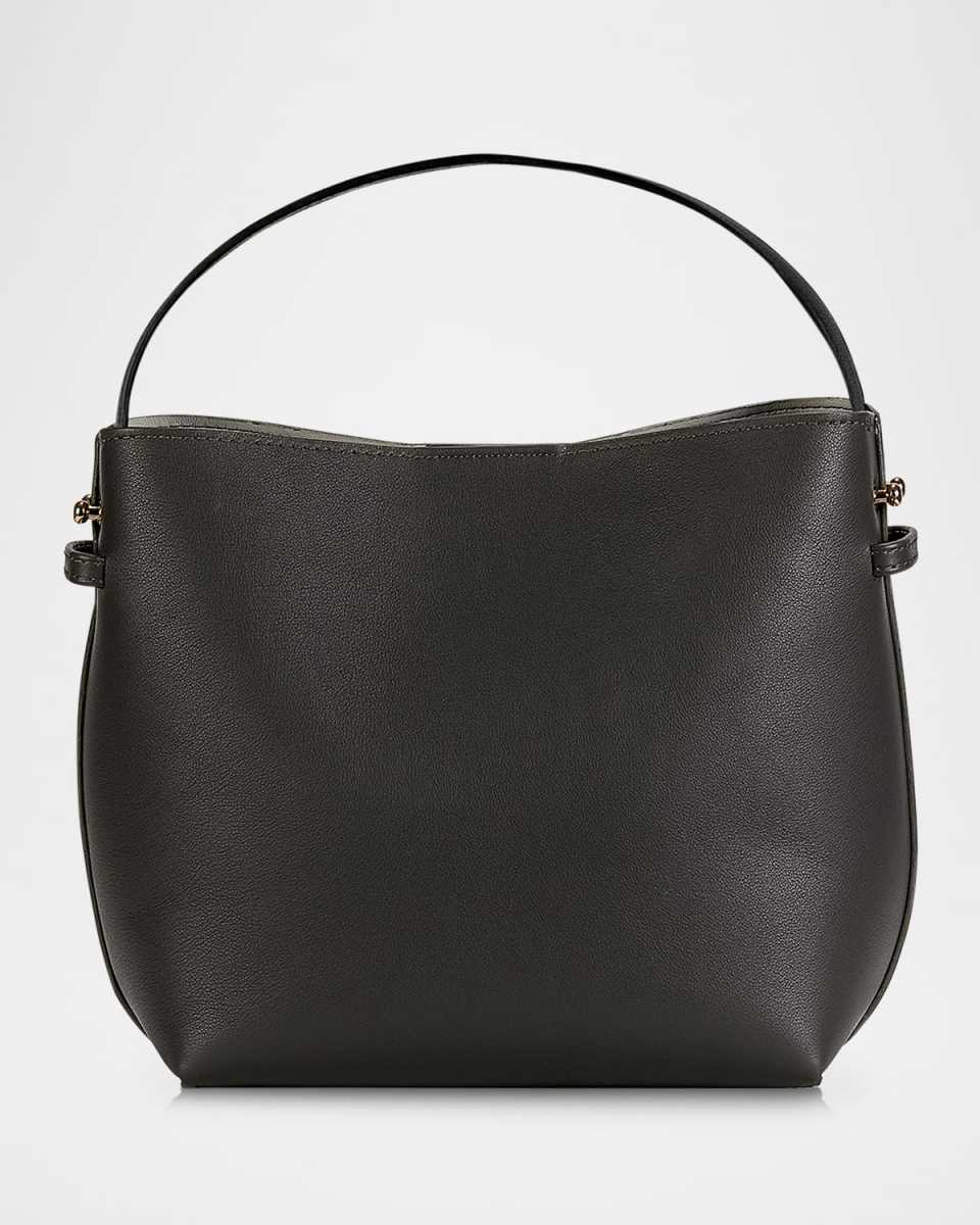 Selena Leather Bucket Bag